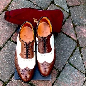 Allen Edmonds style Broad Street brown oxford